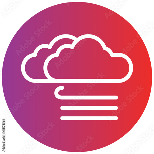 Mist Line Icon Style