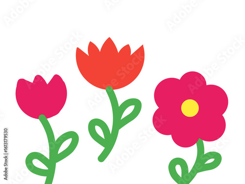 Vector flower illustration 