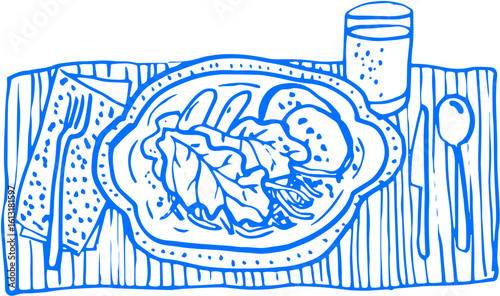 A spoon scooping something from a bowl