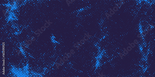 Abstract shape grunge halftones dot texture, Vector illustration.