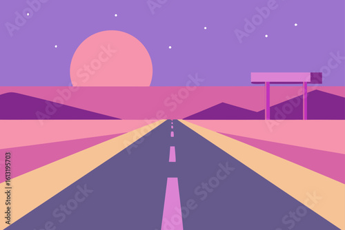 pastel twilight drive