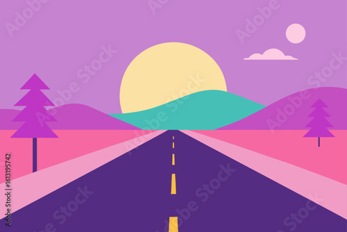 pastel twilight drive