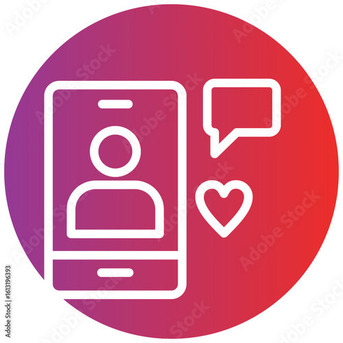 User Engagement Line Icon Style