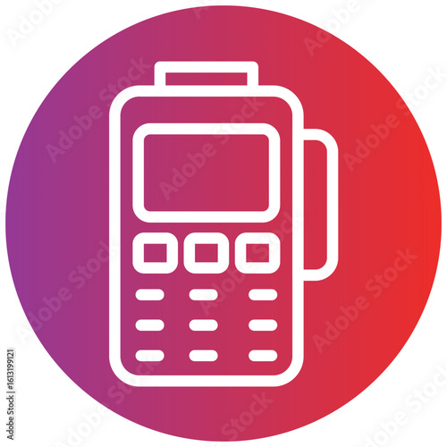 Pos Terminal Line Icon Style