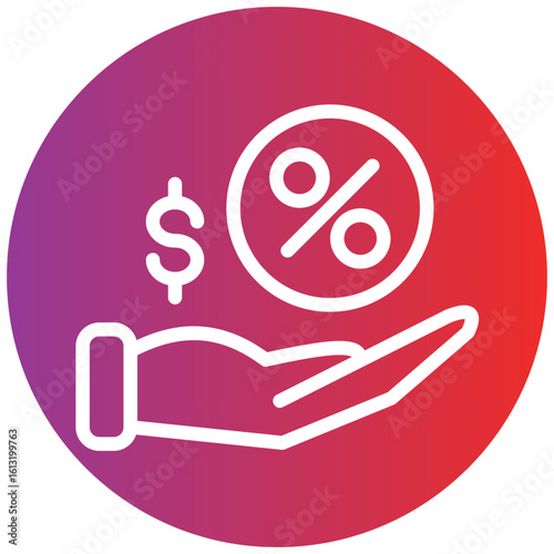 Loan Line Icon Style