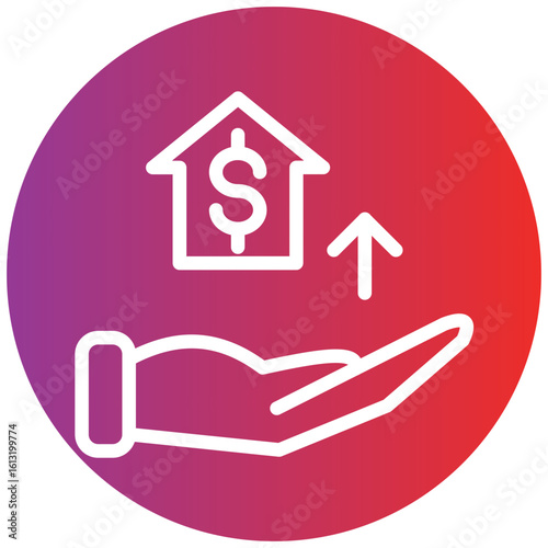 Refinance Line Icon Style