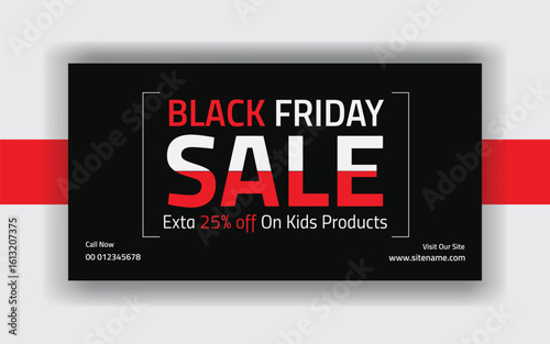 Black Friday sale Post banner template design and social media ads sale vector