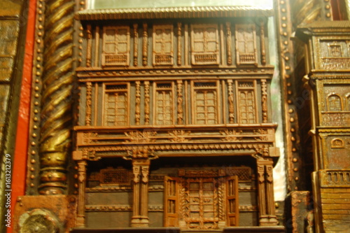 Ancient stone arch entrance of a historic temple in , , showcasing detailed religious architecture
