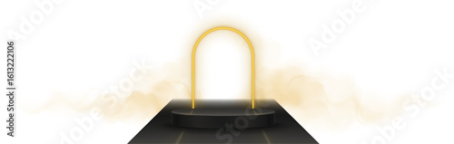 Neon Arch Podium