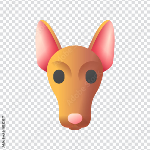 Pharaoh Hound dog breed vector