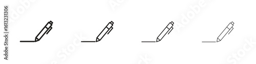Write icon outline vector sign, linear style pictogram.