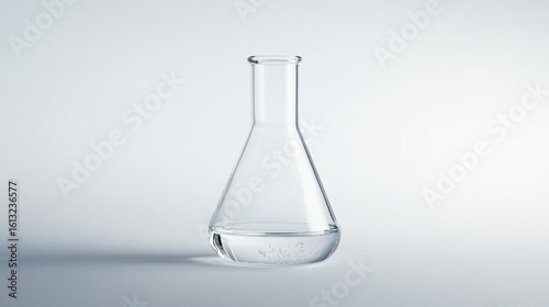 Wallpaper Mural Erlenmeyer flask with clear liquid in laboratory setting Torontodigital.ca