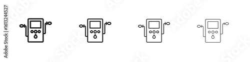 Dialysis icon outline vector sign, linear style pictogram.