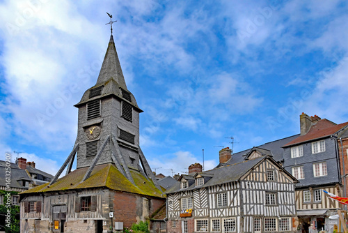 Canvas Print Honfleur, Normandie, Frankreich