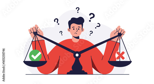 Decision-Making Dilemma: Weighing Right vs Wrong