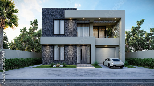 Striking design of a luxury villa 1
