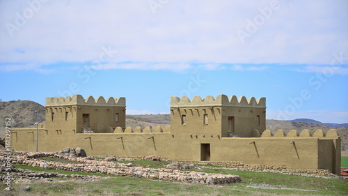 TURKIYE.HATTUSA.  It was the capital of the Hittite Empire . The first traces of settlement on the site date back to the 6th millennium BC.In the photo Reconstructed city walls of Hattusa

