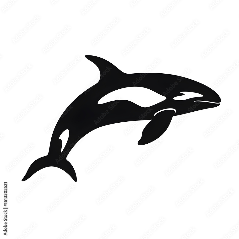 Fototapeta premium orca silhouette