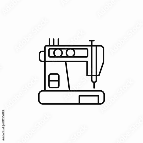 sewing machine device icon sign vector