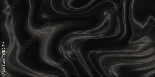 Elegant black satin texture background with fluid motion and soft light perfect for luxurious design projects and visual marketing campaigns