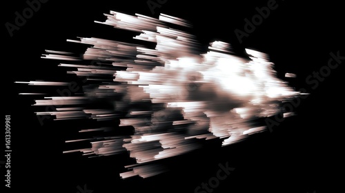 Dynamic abstract background with streaks of light creating a sense of movement.