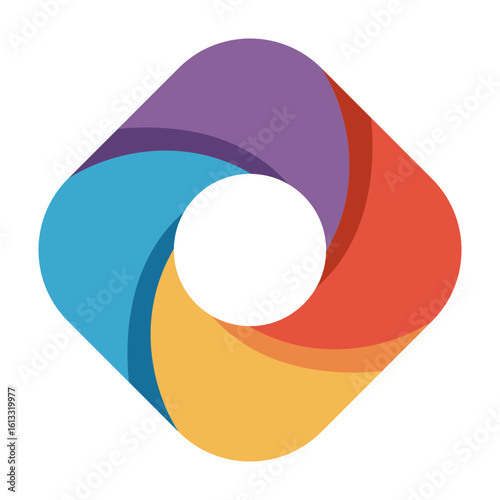 colorful shape vector illustration