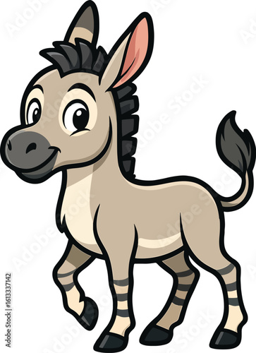 Somali wild ass with a calm and confident personality