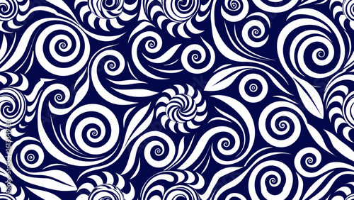 Swirls Ornament dark blue colors backgrounds for floral wallpapers the bedroom, patterned fills, webs pages, surface textures.backgrounds, ornate, textured, abstract, illustration, modern, blue, 