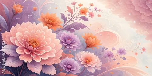 abstract floral background