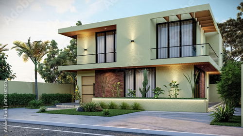 A beautifully designed modern house exterior 1