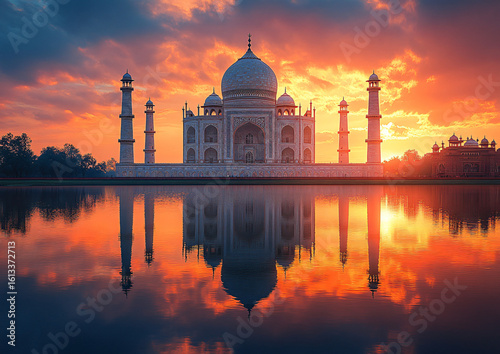 taj mahal in agra india