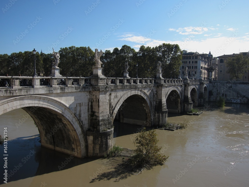 Fototapeta premium Rome, Italy-November 14, 2013: A trip to Rome