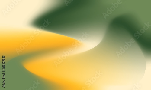 Abstract Gradient Background with Soft Yellow and Green Hues