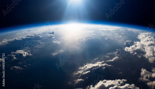 宇宙 地球 earth Generative AI	
