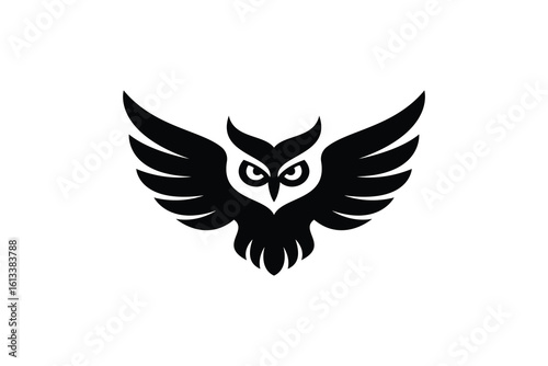 owl logo icon vector illustration	