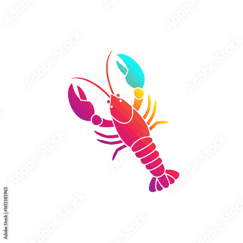 Colorful Marine Creature Design for Seafood Enthusiasts and Chefs