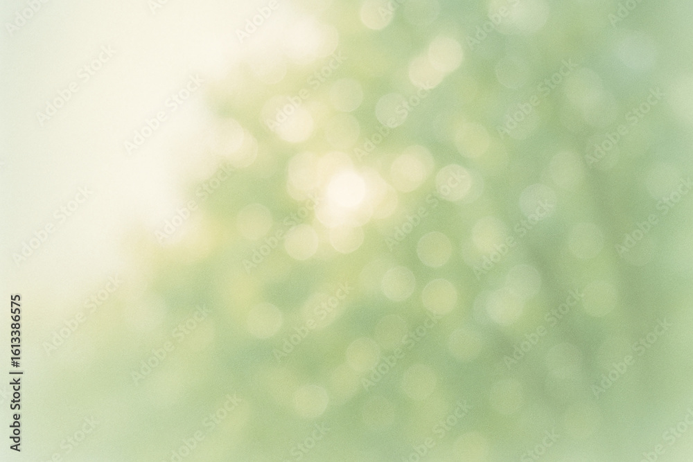 Obraz premium Abstract Green Bokeh Background