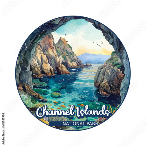 Channel Islands National park, Retro National park, United States of America National Park, national park service, Channel Islands park	