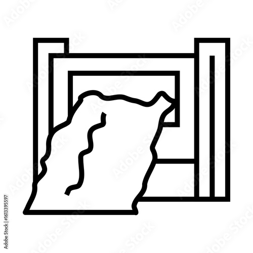 Hydroelectric Dam icon design
