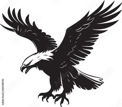 Fierce Eagle Descending with Power