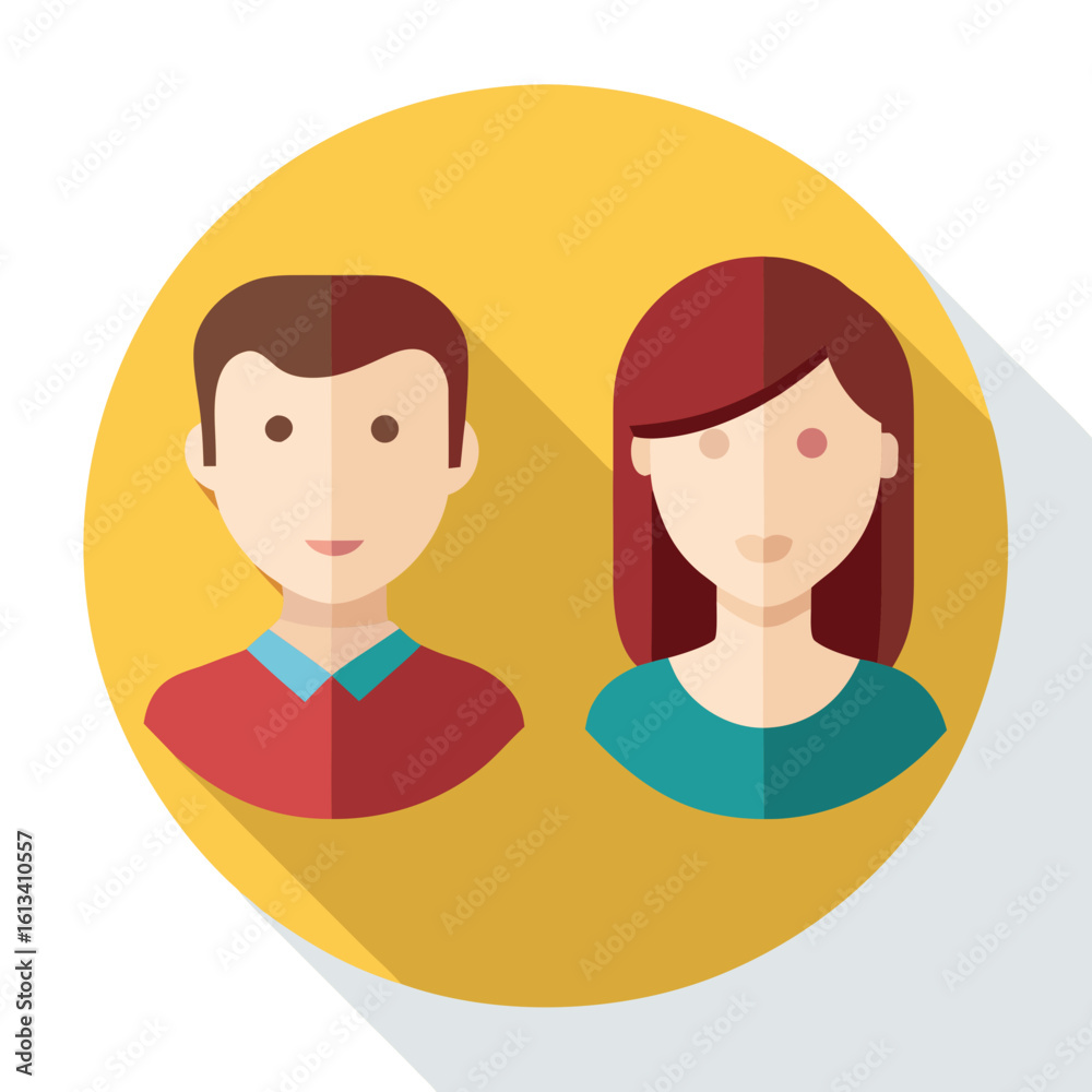 Obraz premium vector illustration of a family