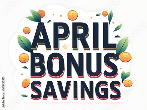 Wallpaper Mural April bonus savings promotion design. Torontodigital.ca