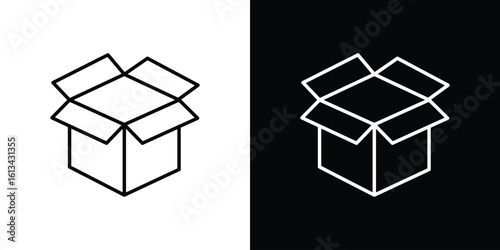 Unpacking icon collection. Line vector sign, symbol for web and mobile