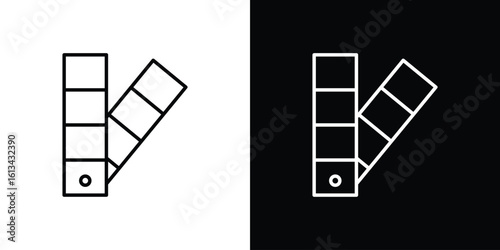 Swatches icon collection. Line vector sign, symbol for web and mobile