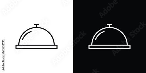 Platter icon collection. Line vector sign, symbol for web and mobile