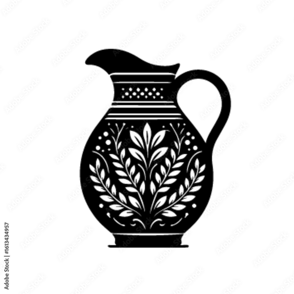 Traditional Pottery Jug 24 Vector Illustration Traditional Pottery Jug 24 Vector Illustration