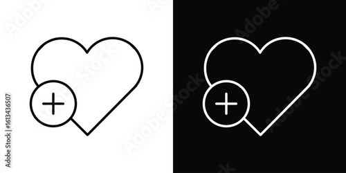 Heal icon collection. Line vector sign, symbol for web and mobile