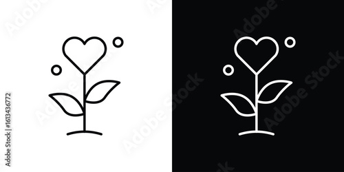 Gratitude icon collection. Line vector sign, symbol for web and mobile