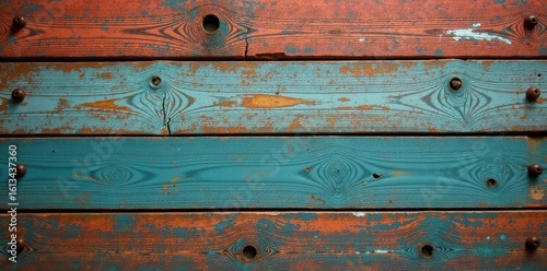 Weathered wood planks, rusty nails, rustic texture, weathered wood, old wood