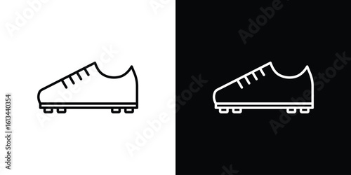 Cleats icon collection. Line vector sign, symbol for web and mobile